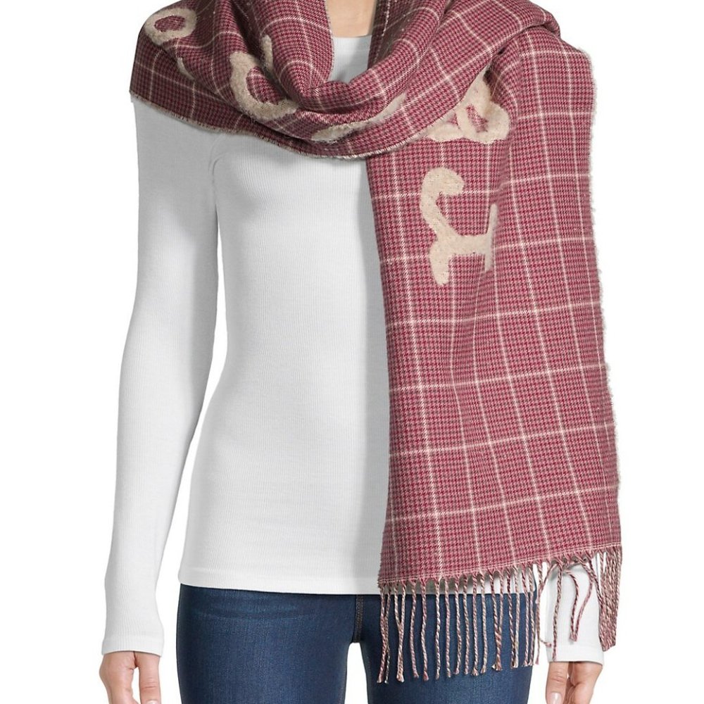 NWT Rag & Bone Wilshire Logo Scarf